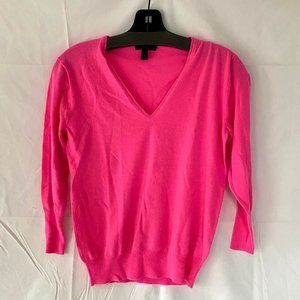 Hot Pink Merino Wool J. Crew Sweater